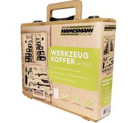 Brüder Mannesmann Mallette à outils M29001 – 24 pièces – Coffret en bambou