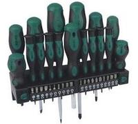 Mannesmann Kit tournevis 37 pièces – 6 tournevis, 2 mini-tournevis, 8 de précision et embouts