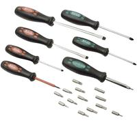 Kit de tournevis, 21 pièces, avec embouts