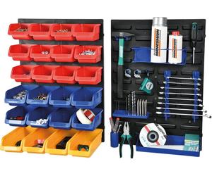 BRÜDER MANNESMANN Panneau d'organisation 41555 44 pièces