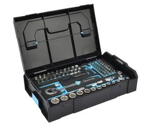 BRÜDER MANNESMANN Q25005 QUANTOOL - Jeu de clés à douilles 85 pces Sortimo L-Boxx Mini System