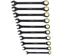 Brüder Mannesmann Q25210 Quantool Jeu de clés à molette 10 pièces Ouverture de clé (métrique) 8 - 19 mm