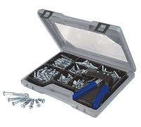 Brüder Mannesmann Tools M10965 Metal Cavity Dowel Set 188 Pieces