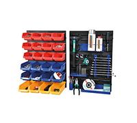 BRÜDER MANNESMANN Panneau d'organisation 41555 44 pièces