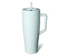 BrüMate Era - Gobelet de 1200 ml avec poignée et paille - Bouteille d'eau isotherme 100 % étanche avec couvercle et paille souple SoftSip - En acier inoxydable - Compatible avec les porte-gobelets