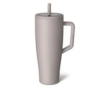 BrüMate Era Gobelet Isotherme de 1200 ML avec poignée et Paille - Gobelet Isotherme 100% étanche avec Couvercle et Paille - en Acier Inoxydable - Base adaptée au Porte-gobelet - 1200 ML (Mocha)