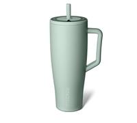 BrüMate Era Gobelet Isotherme de 1200 ML avec poignée et Paille - Gobelet Isotherme 100% étanche avec Couvercle et Paille - en Acier Inoxydable - Base adaptée au Porte-gobelet - 1200 ML (Mocha)