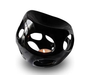 Brûle Parfum Brûleur Fondant Cire Parfumée - Diffuseur Huile Essentielle et Parfum d’Ambiance - Bougeoir Aromathérapie en Céramique pour Bougie Chauffe-Plat - Hauteur : 11 cm - Spring - Zen’Arôme