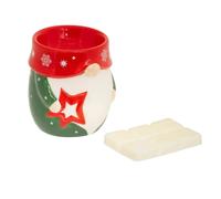 Créateur d'intérieur - Brûle Parfum de Noël "Gnome" 9cm Multicolore