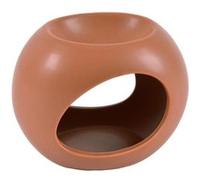 Brûle Parfum en Céramique Orbe 13cm Terracotta