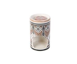 Brule Parfum Mirage - Hauteur 12 cm - Diamètre 7 cm - Livré avec un galet senteur musc blanc
