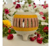 Brûle-Parfum Ballo - Série Creativity - CraftAroma - Aromathérapie Facile - Peint à la Main - Objet DIY Créatif Amusant - Intérieur Récréatif parfumé -Brûleur Fondant - 80 ML - H 11 cm - Zen’Arôme