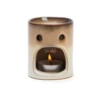 Brûle parfums - Nature & Découvertes : Brûle-parfum en céramique - Beige