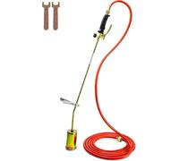 Brûleur à gaz 58 KW, Support, Tuyau de 5 m, Adaptateur, brûleur de Toit, désherbage, Allume-feu, chemins de Bitume, brûleur pour Mauvaises Herbes SN0283