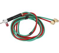 Brûleur à gaz pour bijouterie - Kit micro-mini-brûleur - 5 buses interchangeables - Pour le brasage/soudage - Cuivre et aluminium - Vert/rouge