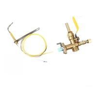 Brûleur à gaz thermocouple 50 cm en métal robuste (C) | Arrêt automatique, empêche les fuites de gaz, âme en cuivre pur, résistant à la chaleur, pour cuisinières commerciales