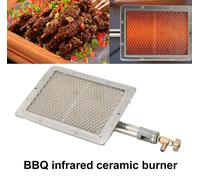 Brûleur à infrarouge pour barbecue - Brûleur latéral en céramique - Barbecue à gaz - 22 x 17 cm