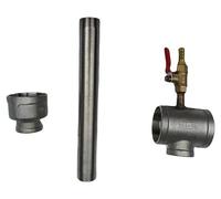 Brûleur à propane – Pour fours de fusion et travaux de fonderie – Modèle 1P – Métal – Pour la forge et la fabrication de couteaux – Noir