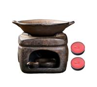 Brûleur d'aromathérapie diffuseur d'arômes en mica multifonction avec | Brûleur de bougie diffuseur de parfum pour maison, bureau, chambre, méditation, relaxation