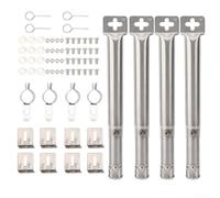 Brûleur de barbecue réglable en acier inoxydable de 30,5 à 44,5 cm - Tube de 30,5 à 44,5 cm - Brûleur à gaz de 30,5 à 44,5 cm - Brûleur de barbecue extensible réglable de 30,5 cm à 44,5 cm - Flamme