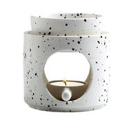 Brûleur De Cire De Bougie - Diffuseur D'huile En Céramique | Brûleur De Cire, Chauffe-cire, Diffuseur De Cire D'huile Parfumée Multifonctionnel, Photophore Pour Anniversaire, Noël, Pendaison De Crémai