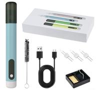 Brûleur de Fil USB Rechargeable pour 8s pour chauffage Brûleur | Chauffe en 8 secondes, contrôle pour précis, pour idéal pour couper fil synthétique, perles, tissu(Blue)