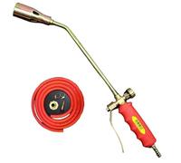 Brûleur de mauvaises herbes, torche portable au propane Biswitch avec tuyau de 2 m et poignée antidérapante pour jardin, bois, glace, neige, route