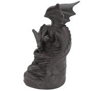 Brûleur D'encens à Reflux De Dragon, Porte-encens en Cascade De Dragon, Porte-encens en Céramique Fait à la Main, Ornements De Statue pour la Décoration De Temple De Yoga à la Maison