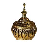 Brûleur d'encens en métal style arabe - Attrape-cendres | Brûleur d'encens en métal robuste de style arabe et attrape-cendres créant une atmosphère sereine et spirituelle pour le yoga