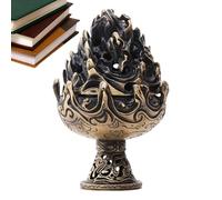 Brûleur d'Encens Métal, Classique Petit Chinois Vintage Encensoir, Brûleur d'Encens à Cônes, Pour Maison Amis Salle de Yoga Patio Extérieur Restaurant Hotel Campagne Temple
