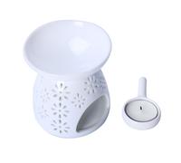 Brûleur d'huiles essentielles en cire fondante, brûleurs d'arômes en céramique, chauffe-cire assorti, diffuseur de parfum