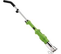 Brûleur électrique pour désherbage - Brûleur à air chaud - Pour lutter contre les mauvaises herbes - 2 réglages de température - Câble de 17 mètres - Argenté