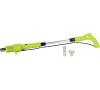 Brûleur électrique pour mauvaises herbes - Brûleur à air chaud - Élimination des mauvaises herbes - Deux niveaux de température - 98 cm - Vert