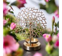 Brûleur en métal et verre corail