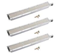 Brûleur infrarouge en céramique pour barbecue - Barbecue à gaz et brûleur de camping - Pièce de rechange pour plaque chauffante en céramique - Brûleur en céramique pour barbecue - 44 x 9,5 cm - Lot de