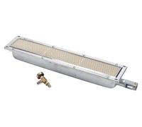 Brûleur infrarouge en céramique pour barbecue - Brûleur pour barbecue à gaz - Radiateur infrarouge - Plaque en céramique - Pièce de rechange pour barbecue de camping - 44 x 9,5 cm - 1 pièce