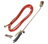 Brûleur pour mauvaises herbes - Brûleur à gaz avec une longue poignée - Tubes d'extension amovibles - Pour une utilisation en extérieur - Multifonctionnel - Pour le barbecue