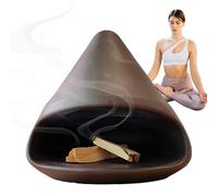 Brûleur Santo, support de sauge pour brûler - Bol de sauge en céramique Santo Ash Catcher,Support de brûleur de fabriqué à la main pour la décoration intérieure et la salle de yoga