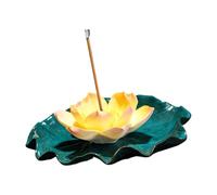 Brûleurs d ' encens de en céramique pour bâtons/bobines/cônes de Fleurs, Attrape-Cendres Amovible, décorations d ' intérieur, brûleurs d ' encens en céramique avec Supports de