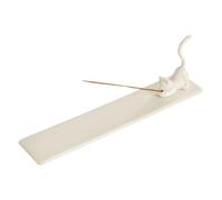 Brûleurs de Porte-encens, Porte-encens pour bâton, Porte-bâtons en céramique Attrape-Cendres méditations/Salle de Yoga en céramique