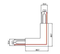 brumberg brumberg Connecteur d'angle 90° SL extérieur blanc 87127070 Quantité:1