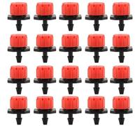 Brumisateur Arroseur Bricolage Pour Le Jardin Serre, Goutteurs Réglables D'irrigation Arrosage Goutte À Goutte (100 Pcs) Rouge