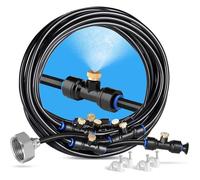 Brumisateur Extérieur ZGEER - Kit de brumisation pour Porche Jardin Parapluie Serre Piscine - 8M