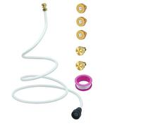 Brumisateurs debout pour terrasse extérieure, système de brumisation multidirectionnel à 3 voies, brumisateur d'eau portable flexible de 193 cm pour refroidissement extérieur, jardin, piscine, bain