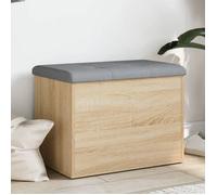 (Brun)Banc de rangement - SIGNOL - Coffre rangement Banquette chêne sonoma 62x42x45 cm bois ingénierie 578783