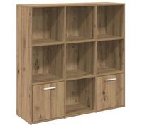 Brun Bibliothèque autoportante/Cabinet Livre,CHIC, Bibliothèque chêne artisanal 98x29x97,5cm bois d'ingénierie @FR55515