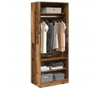 Brun Garde-robe, JILL'S, Armoire penderie, Pour chambre, vieux bois 80x50x200 cm, bois d'ingénierie LV1369
