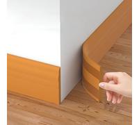 Brun Plinthe de finition Murale Hauteur 12 cm,épaisseur 1.1cm,Long5 M Plinthe Souple Autoadhésive Plinthe NBR Plinthe Adhesive Facile à Couper Convient Pour Cuisine salon Salle De Bain Mur Sol