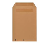 Bruneau - Pochette kraft brun recyclé 162 x 229 mm 90 g sans fenêtre - Boîte de 500 - Pochettes standards - Bruneau