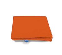 Bruni Housse de pouf interchangeable - Pour tous les poufs rectangulaires de 180 x 140 cm - Matériau imperméable - Convient pour l'intérieur et l'extérieur - Extrêmement robuste (orange)